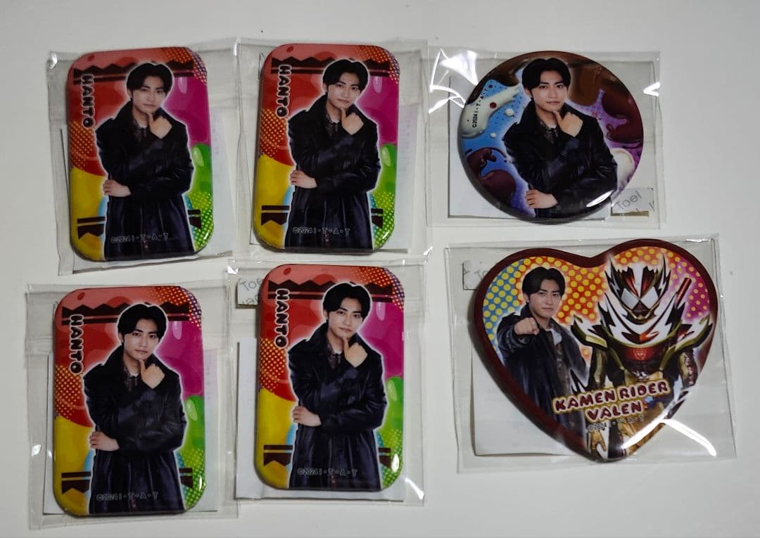 仮面ライダーガヴ TOSくじ 缶バッジ 辛木田絆斗