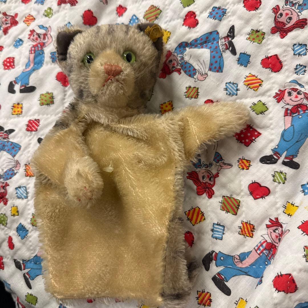 シュタイフsteiff猫ちゃんパペット