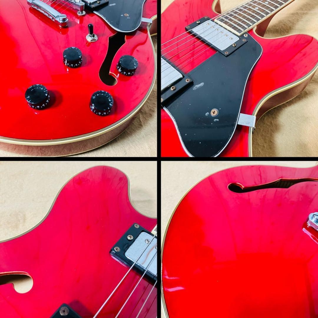 Tony Smith セミアコ ハードケース付き レッド ギター ES-335