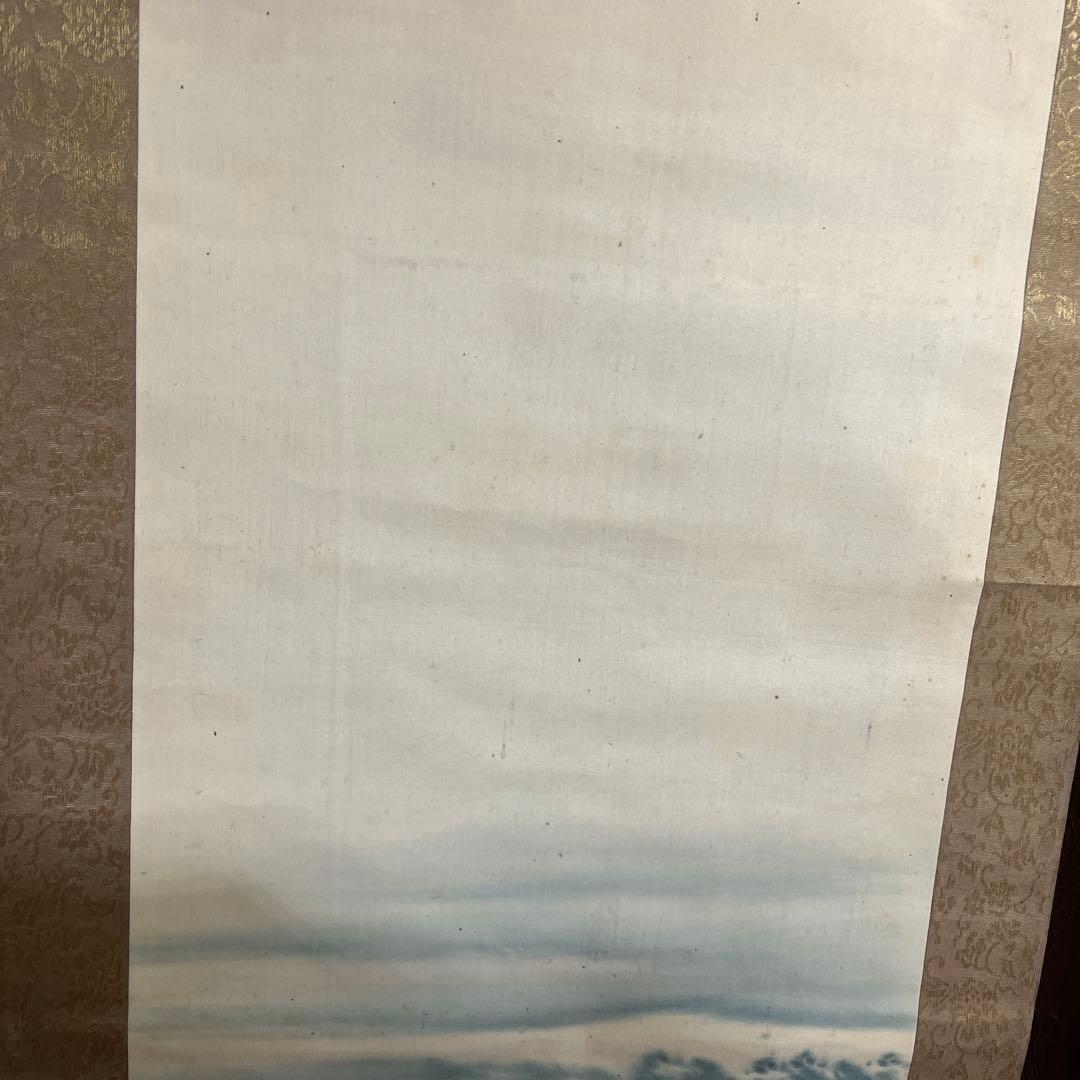 朝日入潮　掛け軸