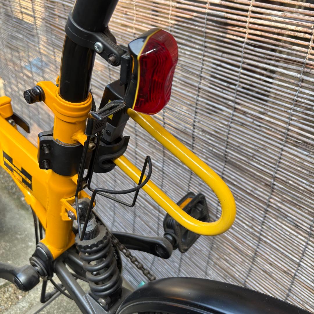 HUMMER 折りたたみ自転車 イエロー　カスタム　20インチ　引取り限定