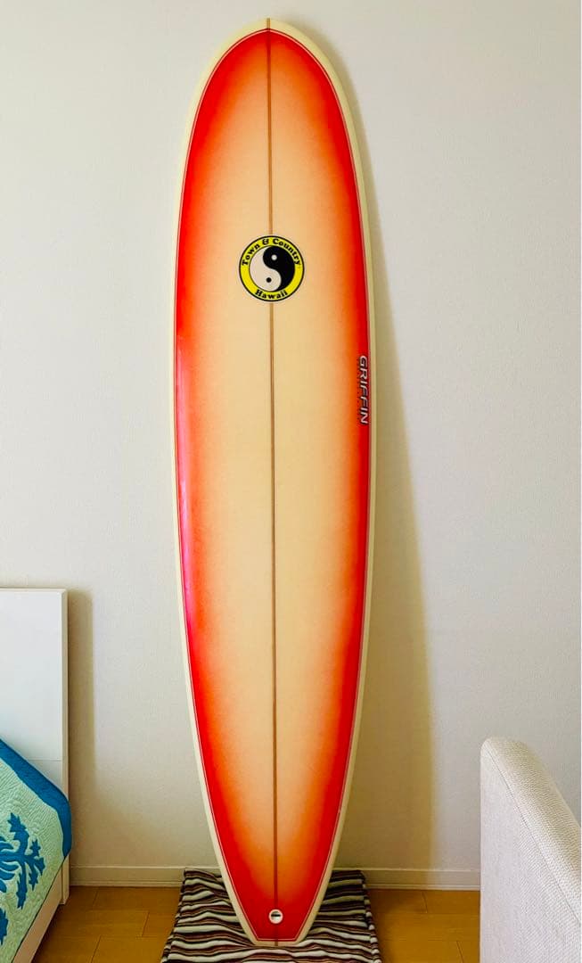 ファンボード 7‘6 ケース付き サーフボード ロング Town&Country