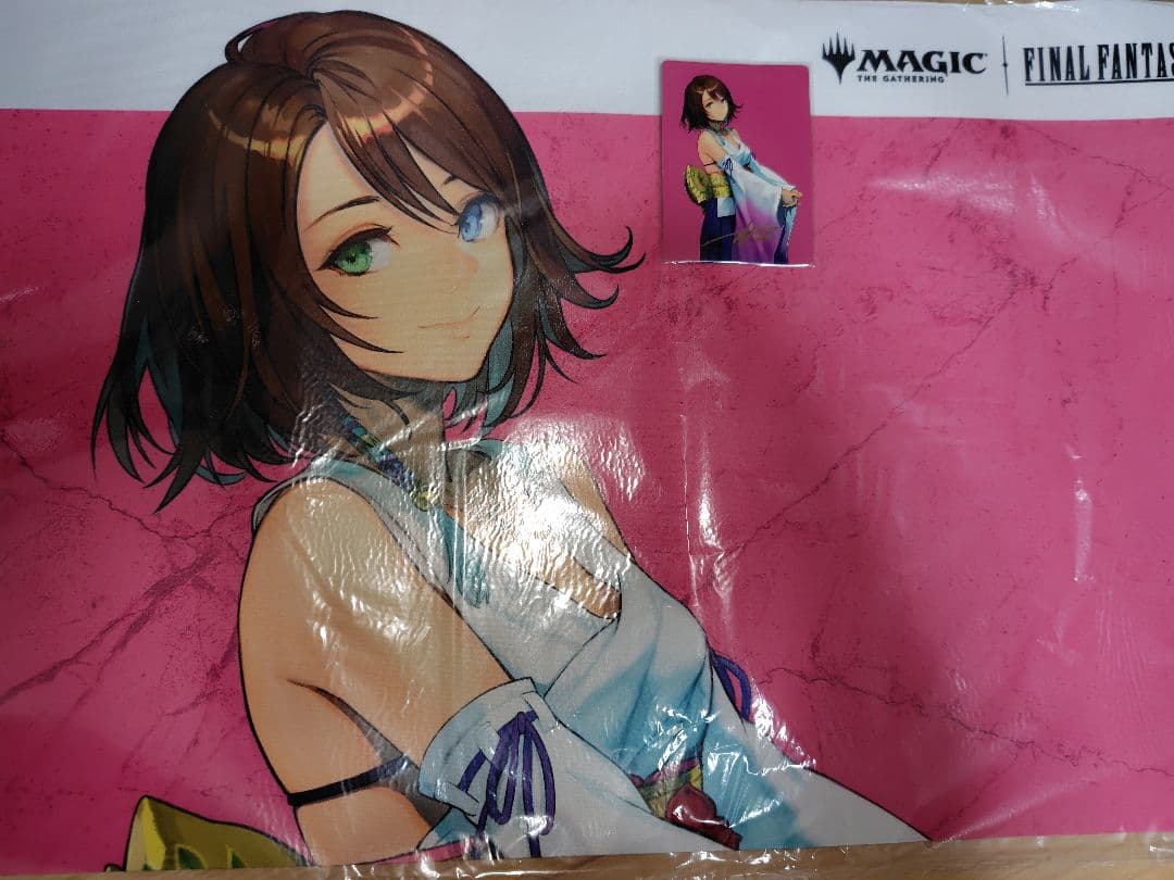 スピラの希望、ユウナ　プレイマット　MTG おまけ付き