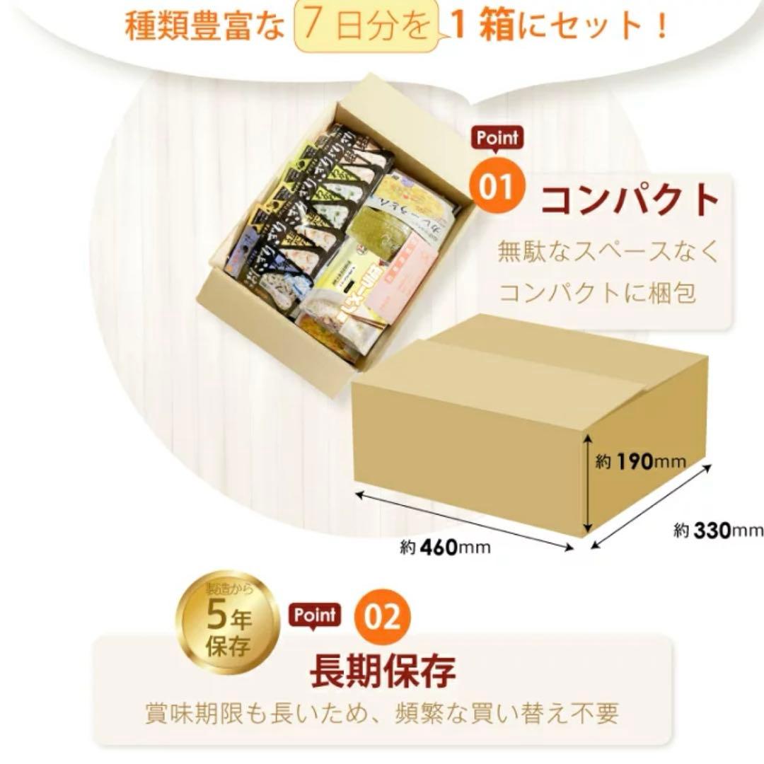 非常食セット 54点 7日分 16,990円を➡︎9,500円