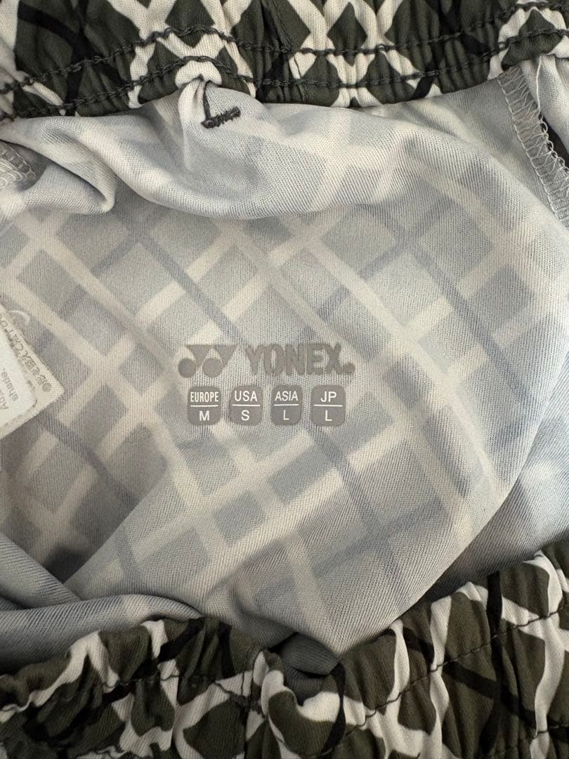 YONEX チェック柄ショートパンツ ワウリンカモデル