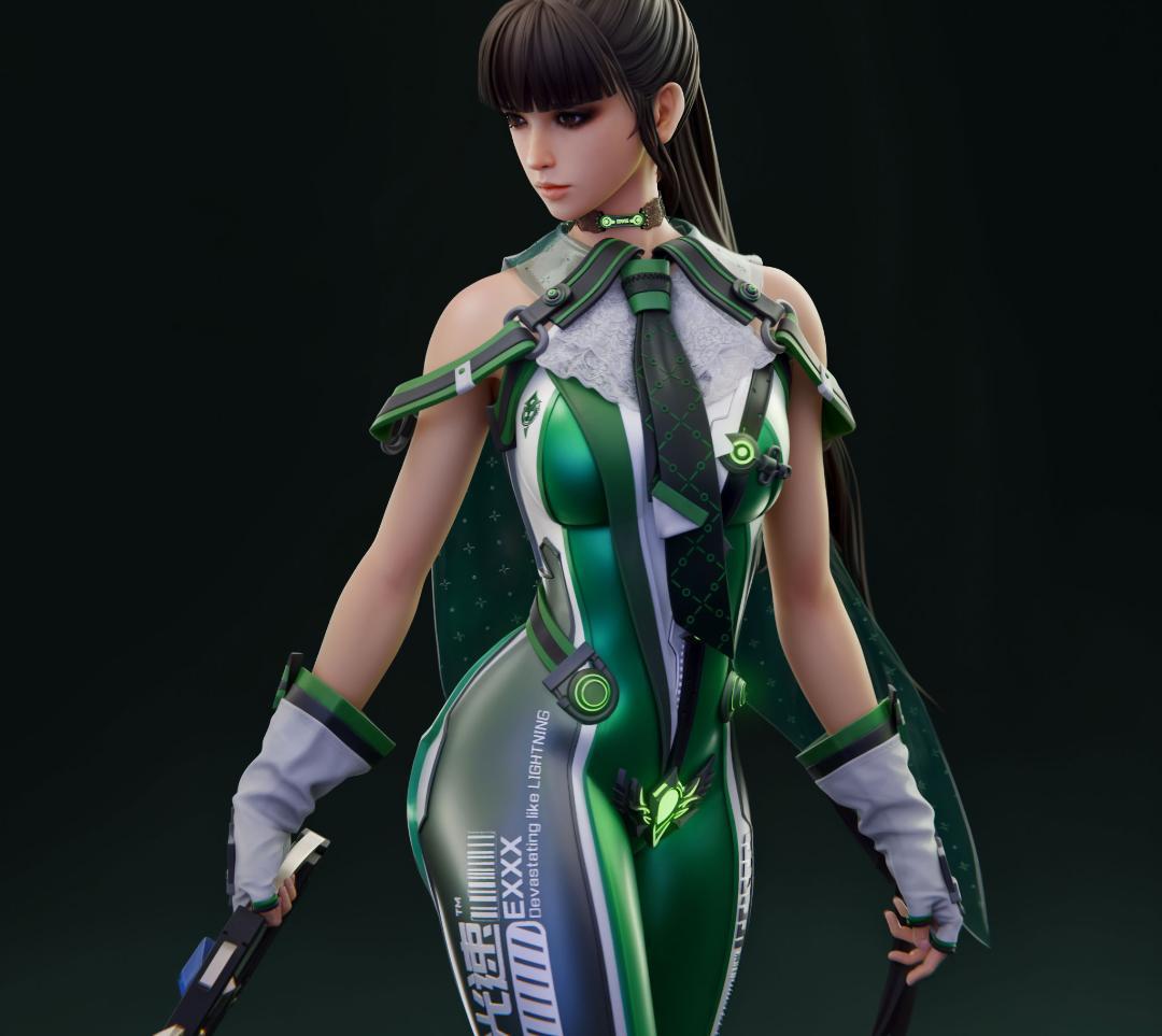 イブ 1/8 ステラーブレイド ガレージキット 未塗装 未組立 フィギュア