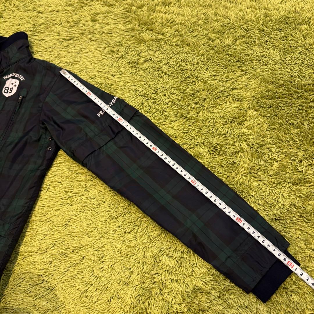 パーリーゲイツ PEARLYGATES ジップジャケット チェック グリーン M