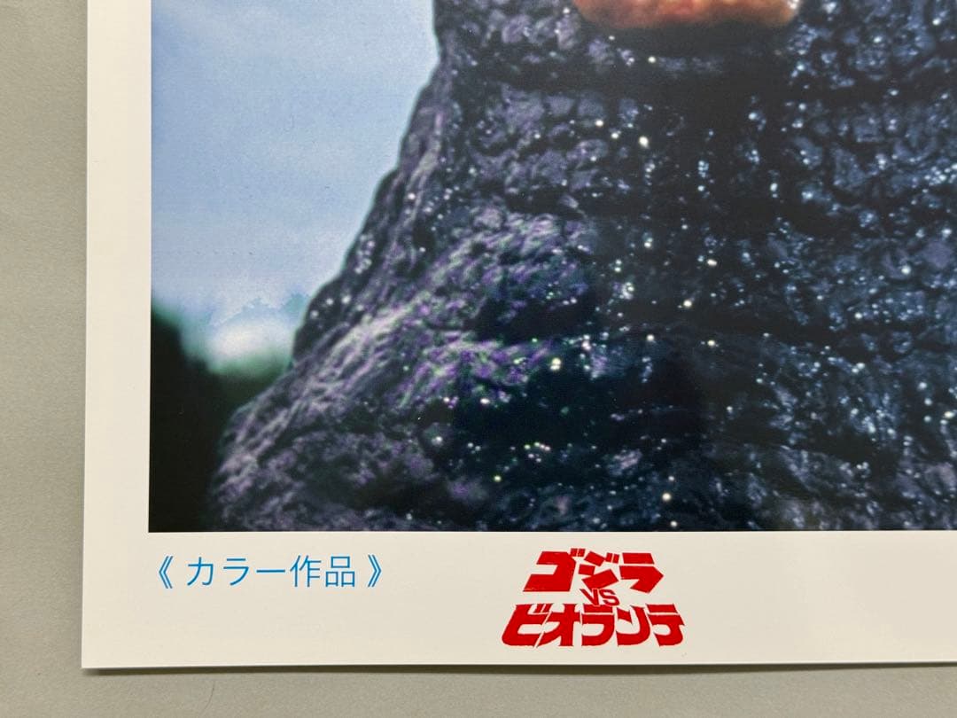 M1号限定　ゴジラVSビオランテ 写真2枚ポスター
