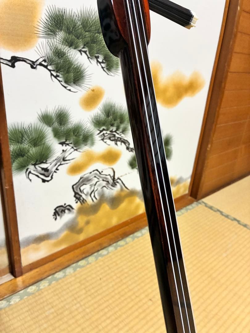 沖縄三線　エーマクルチ　本蛇皮一枚張り！与那城型！ユナー型！