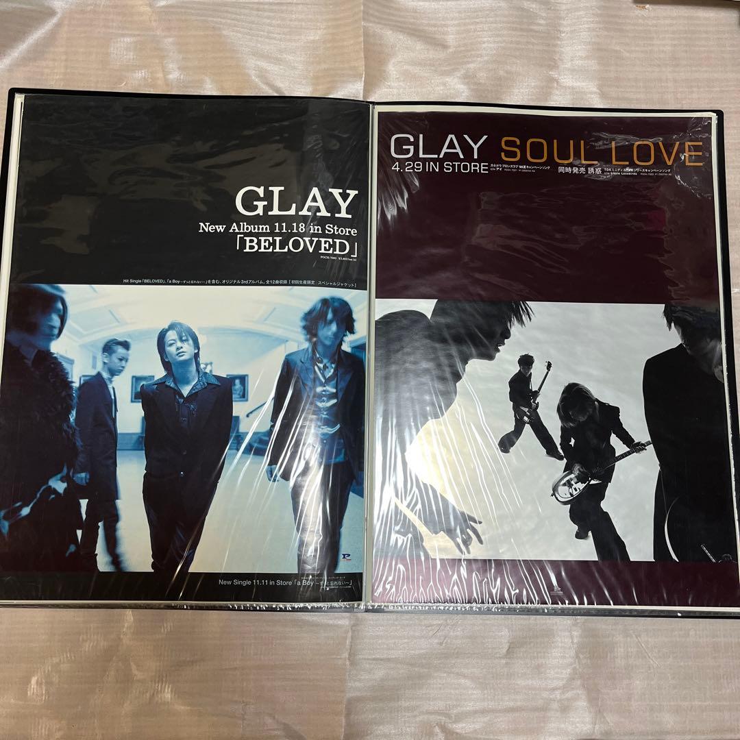 GLAY CD、VIDEOポスター21枚