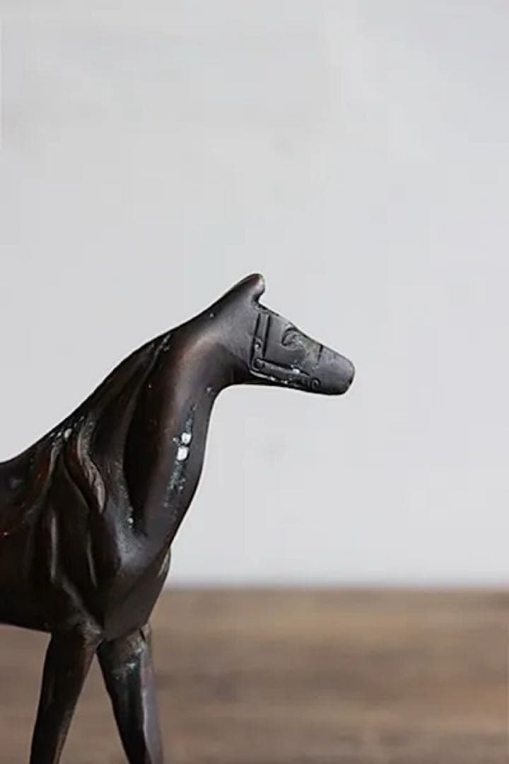 フランスアンティーク　ブロンズ　馬　ホースモチーフ