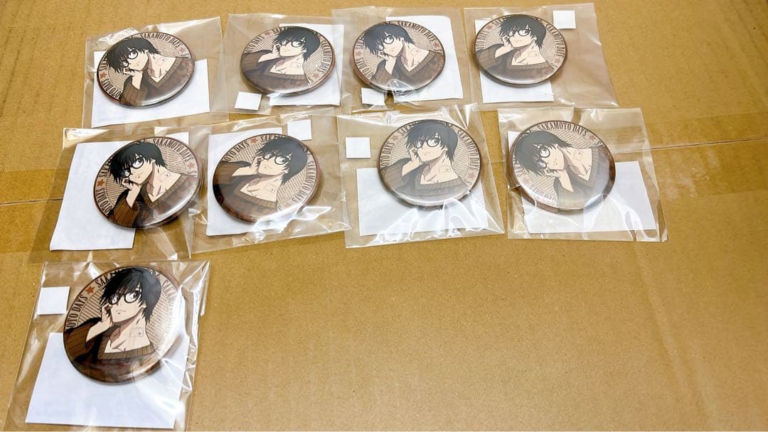 サカモトデイズ まるくじ 【Vintaga style】 南雲与市 缶バッジ9個