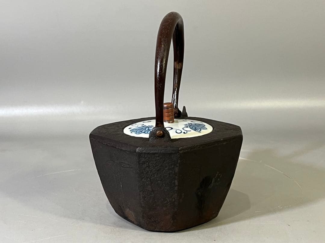 DT758 鉄瓶 銚子 替蓋付 共箱 美品