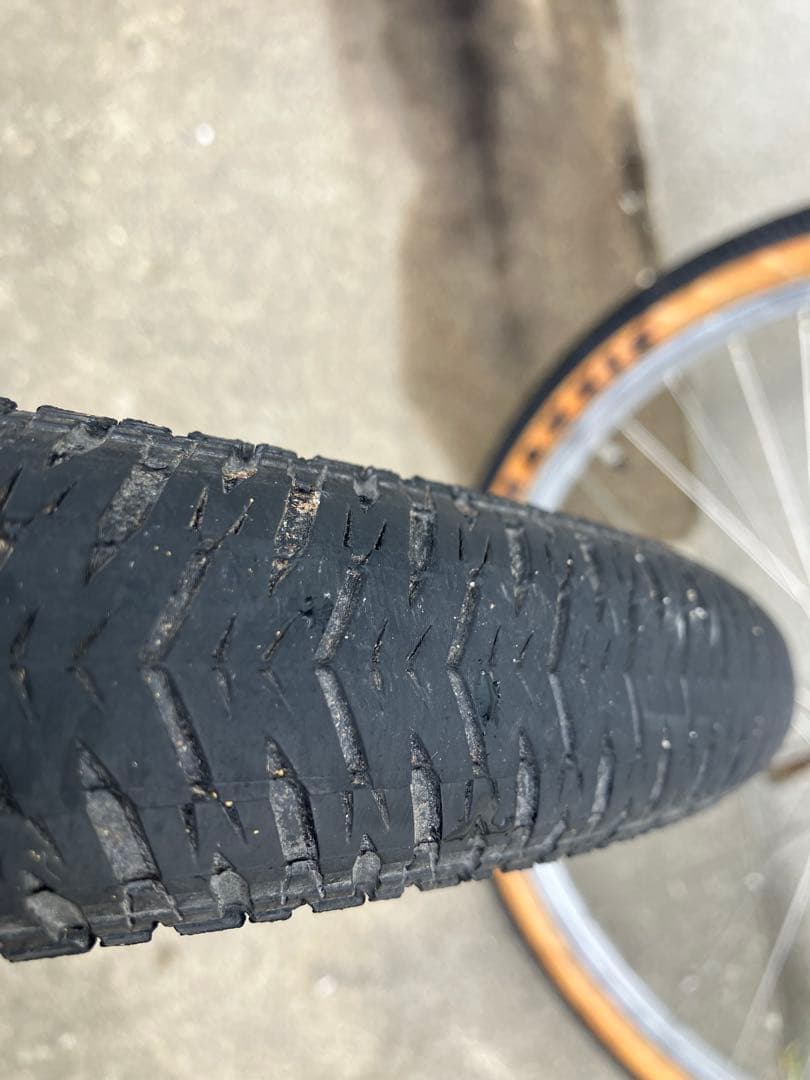 26インチMTB用、前後タイヤ&ホイールセット