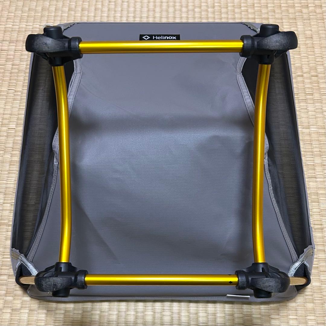 ☆Helinox☆ヘリノックス☆グランドチェア☆グレー☆中古☆美品☆