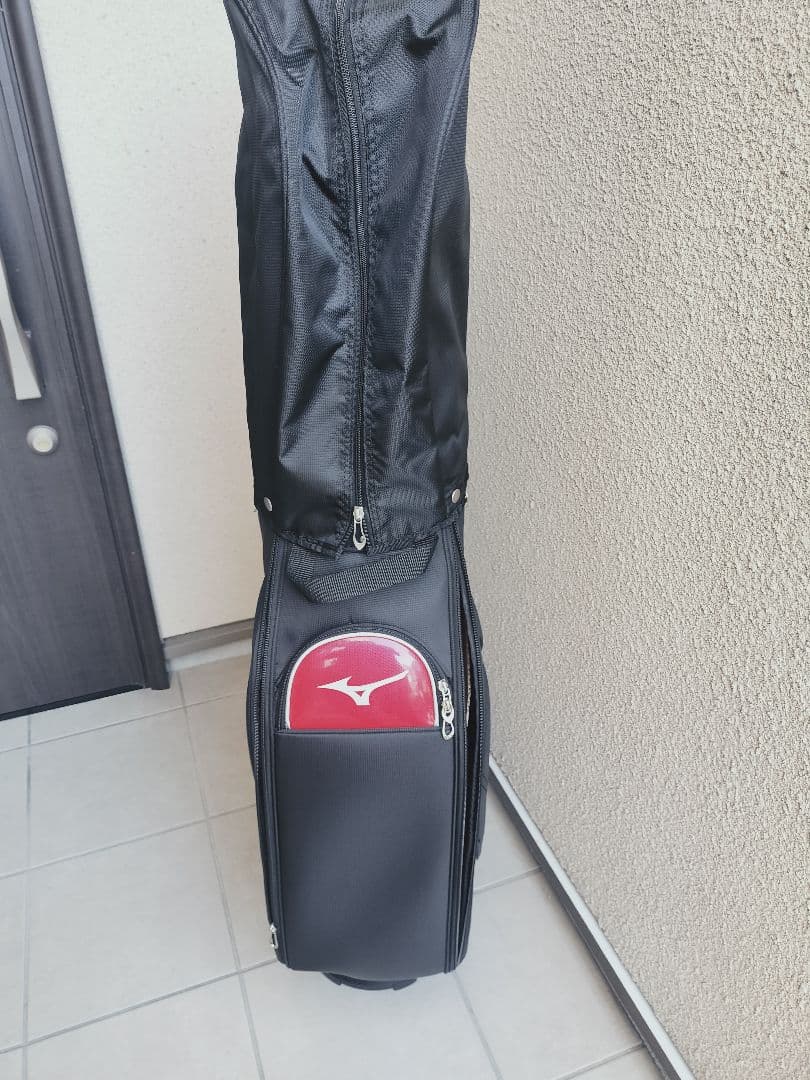 Mizuno キャディバッグ 黒/赤