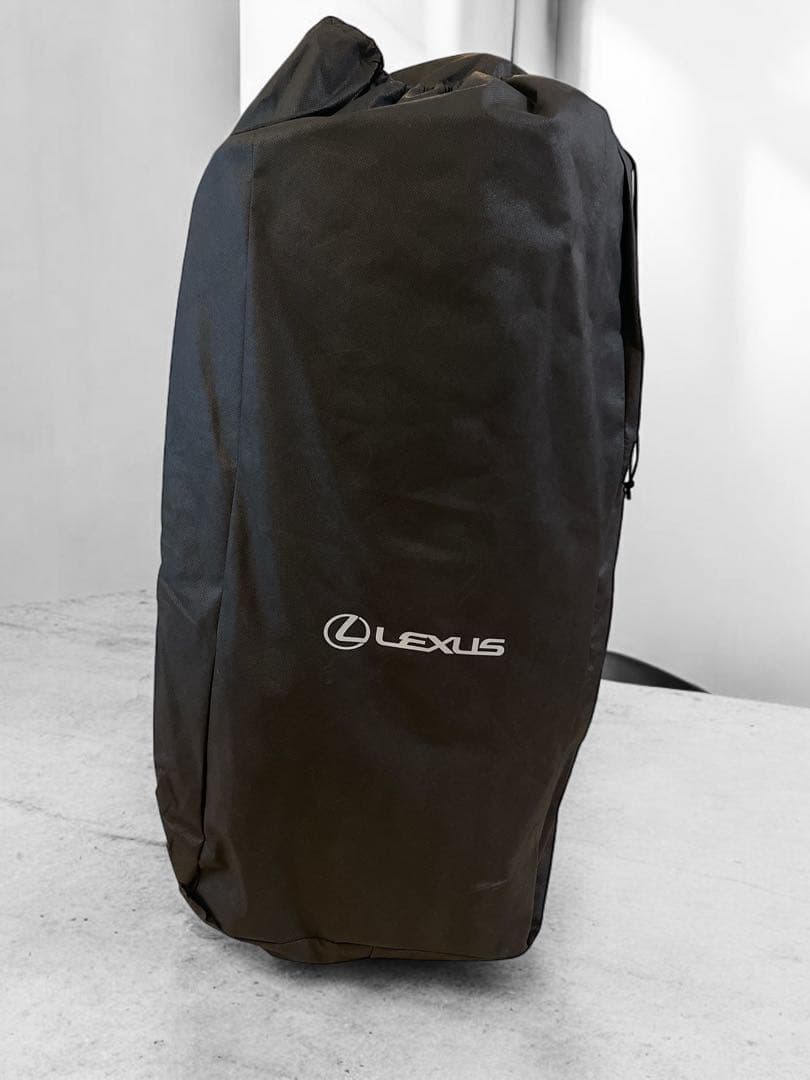 最終値下新品LEXUS ブラック キャディバッグ ホイール付　ヘッドカバー3個付