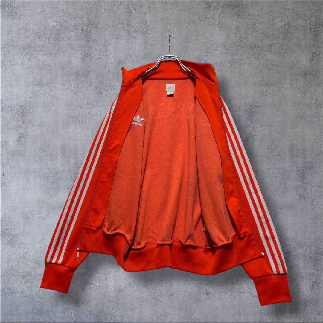 ☆人気　アディダス　ジャージ　トラックジャケット　刺繍ロゴ　オランダ代表　S