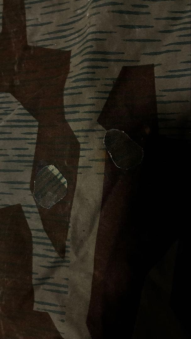 実物　ドイツ国防軍　ナチ◯ドイツ　軍幕　　スプリンターカモM31 2枚セット