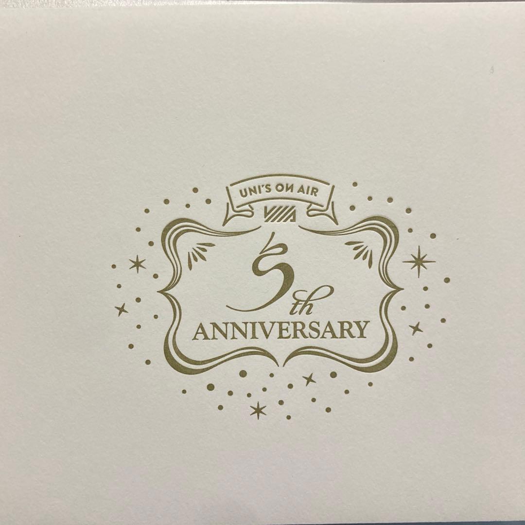 河田陽菜　直筆チェキ　ユニエア5th ANNIVERSARY