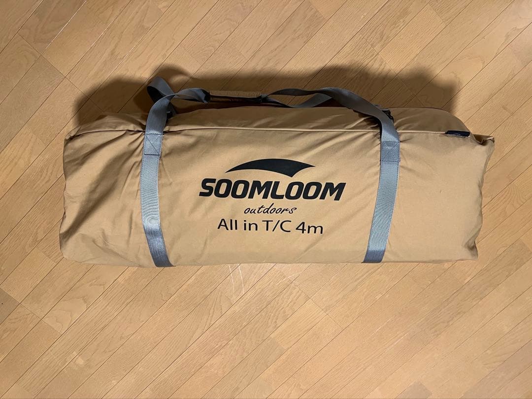 Soomloom T/C 4m テント 4-6人用 グランドシート付