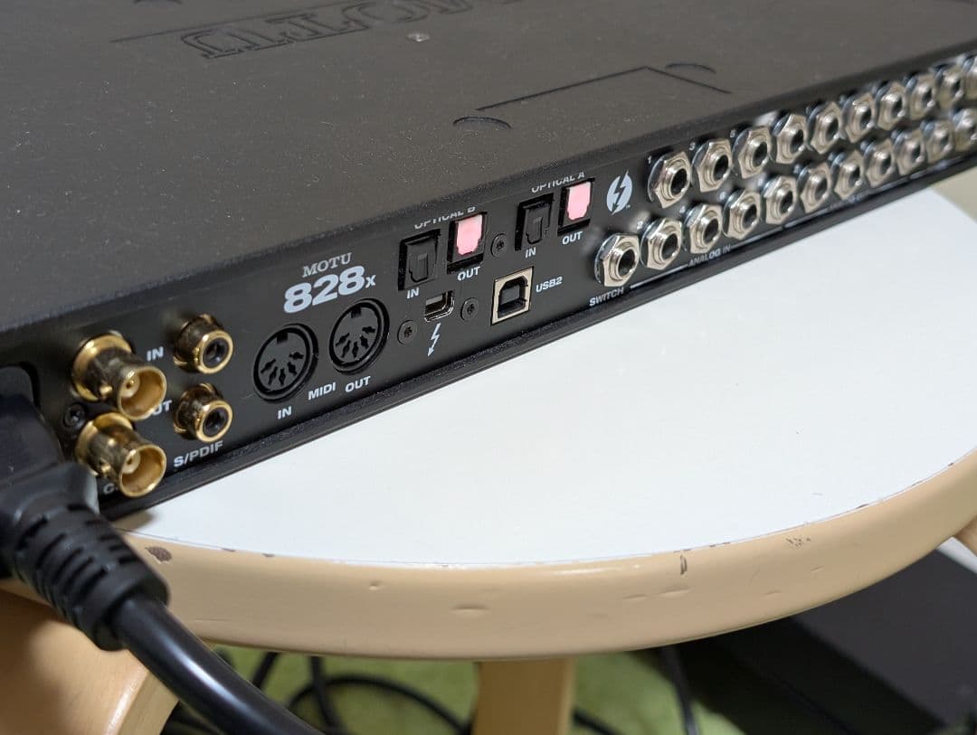 DTM・DAW MOTU 828x + steinberg TIME BASE + PD8L