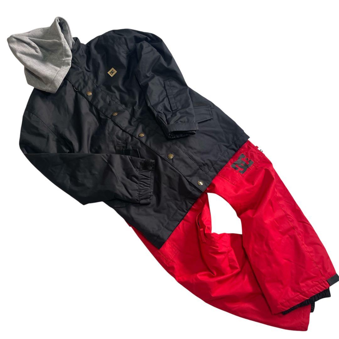 DC 子供 キッズ スノーボードウェア スキーウェア 上下セット