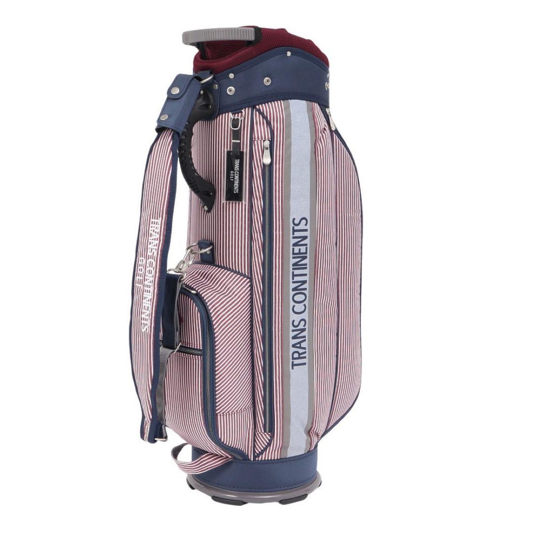 TRANS CONTINENTS ゴルフ キャディバッグ カート式 9型 6分割