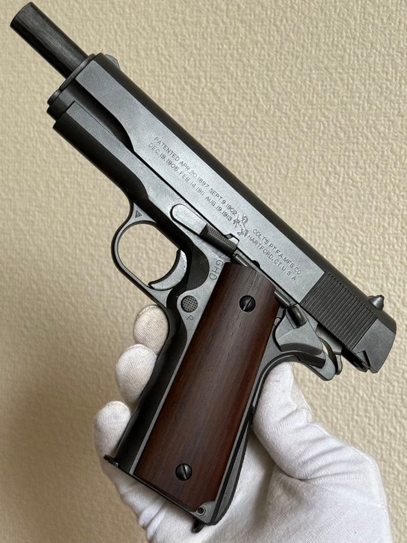 MGC コルト M1911A1 HW ガバメント 木製グリップ ガスガン マルイ