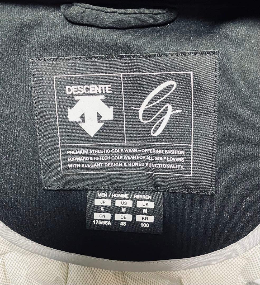 未使用　DESCENTE GOLF ブラックダウンベスト L