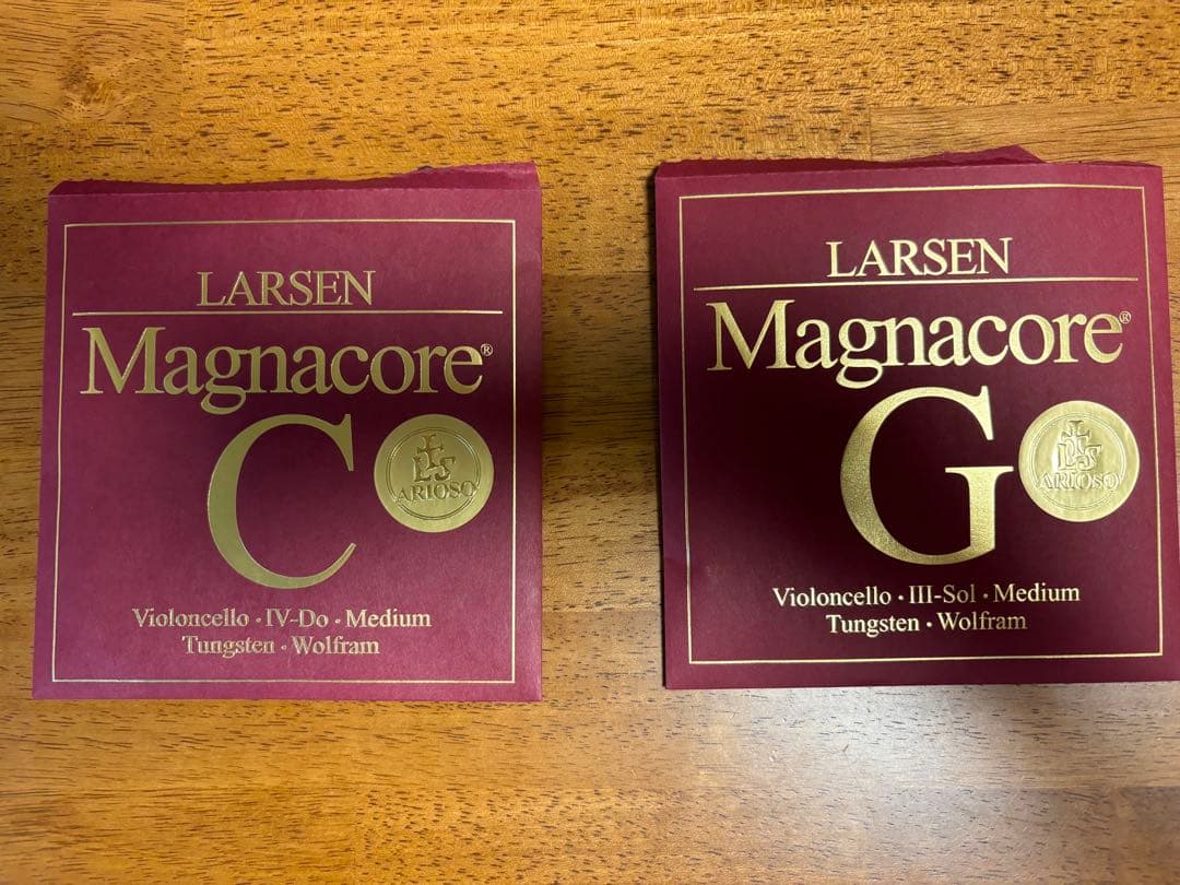 チェロ弦　ラーセン　マグナコア　アリオーソCG