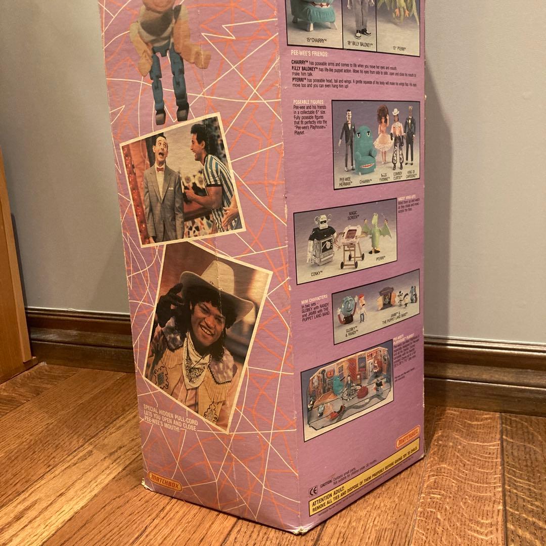 Rare! 80s PEE-WEE HERMAN MATCHBOX腹話術人形