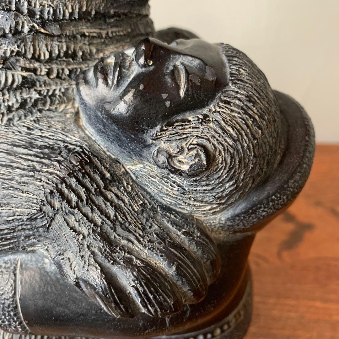 ビンテージ　シロクマ　エスキモー　ネイティブアメリカン　ハンドクラフト　彫刻