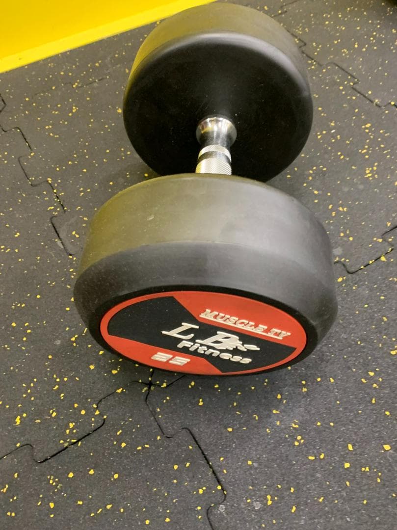 ラバー ダンベル 25kg × 2個 セット