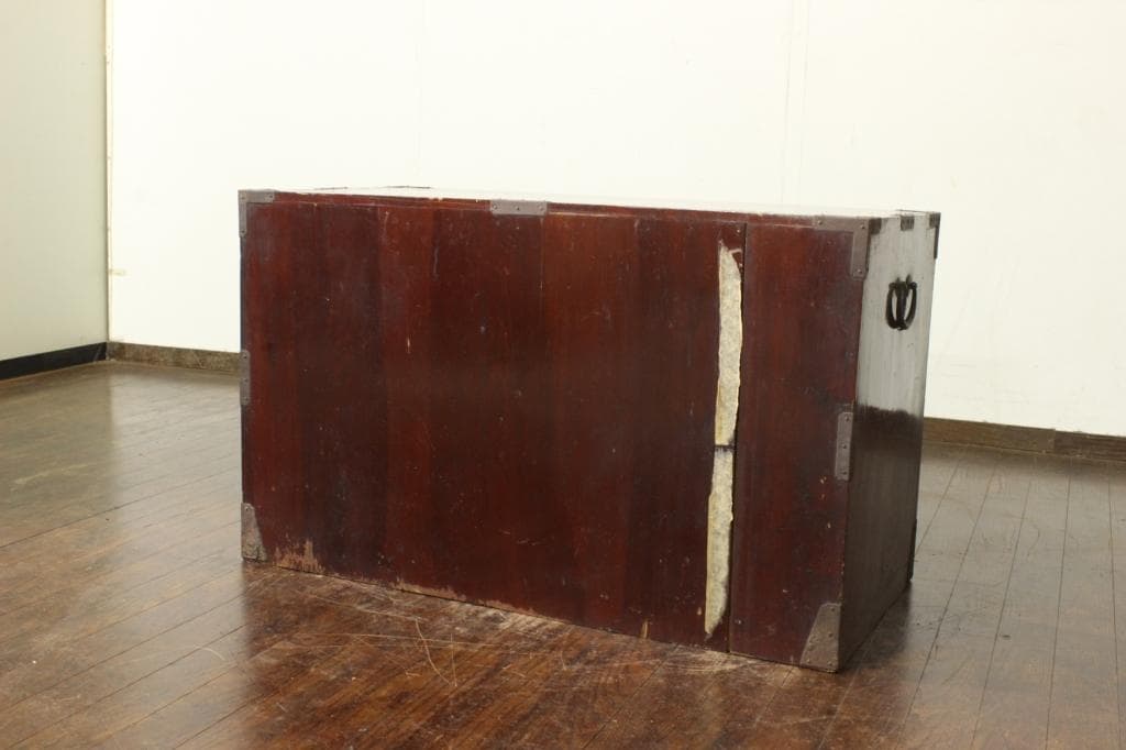 打ち出し金具！庄内箪笥 時代箪笥/チェスト/古道具/古民具/ローボード/収納