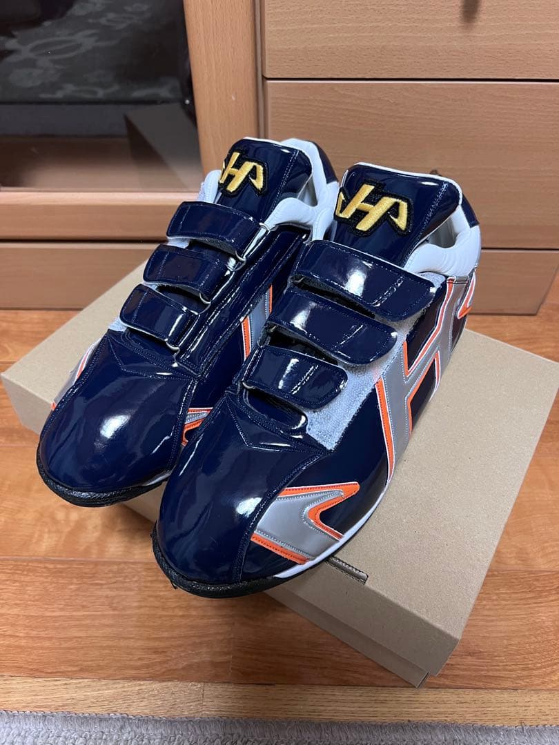 ハタケヤマ　野球シューズ 27.5cm ネイビー