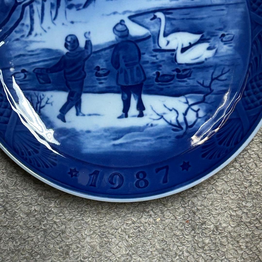 ロイヤルコペンハーゲンイヤープレート1987