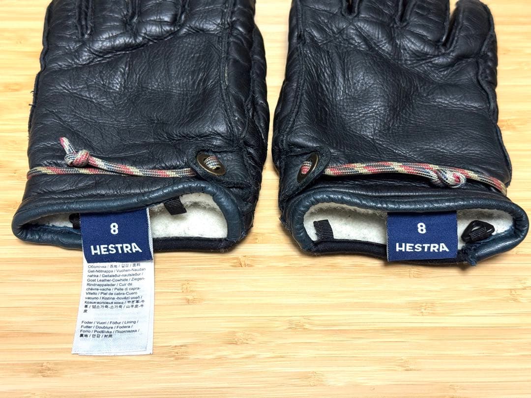 Hestra wakayama 17-18モデル　サイズ8 グレー/ブラック
