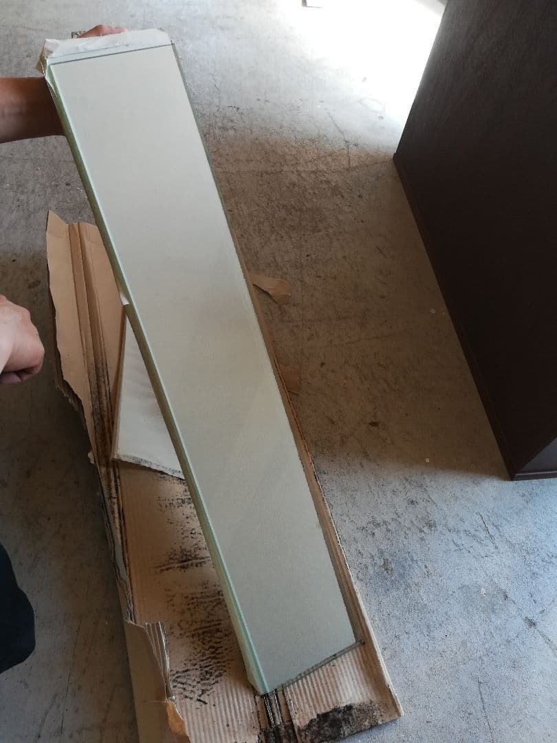 大きめ木製枠ケース　ショーケース店舗什器　送料込み