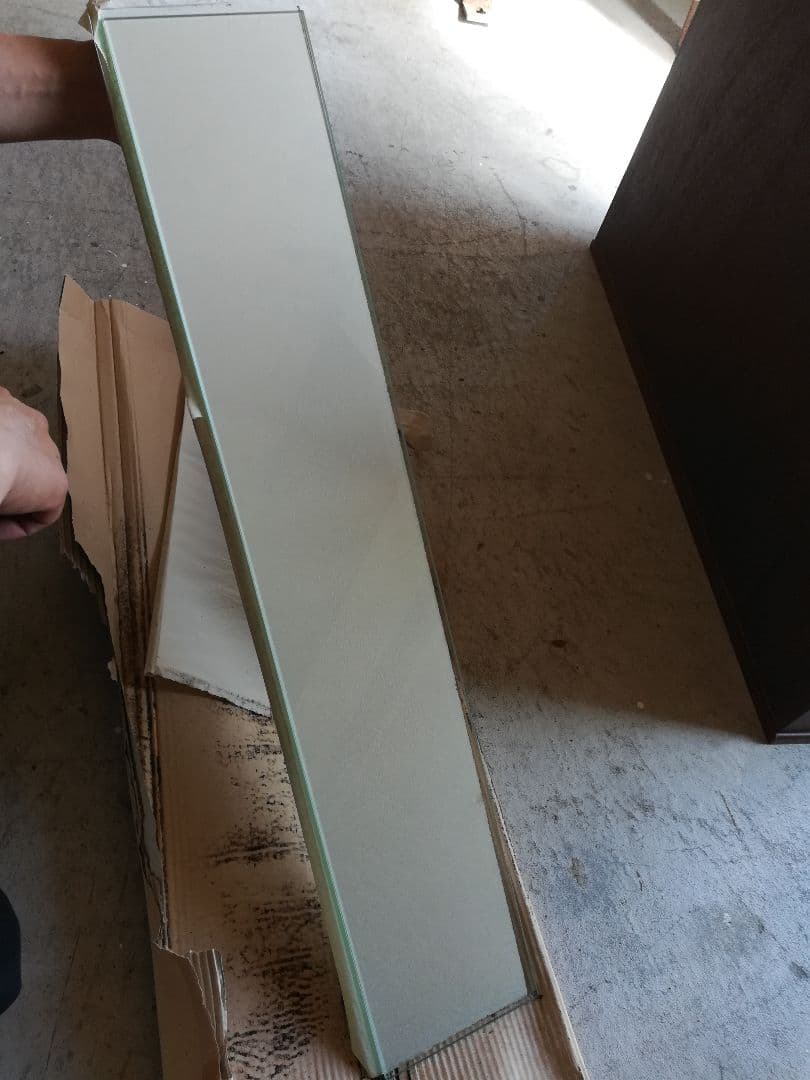 大きめ木製枠ケース　ショーケース店舗什器　送料込み