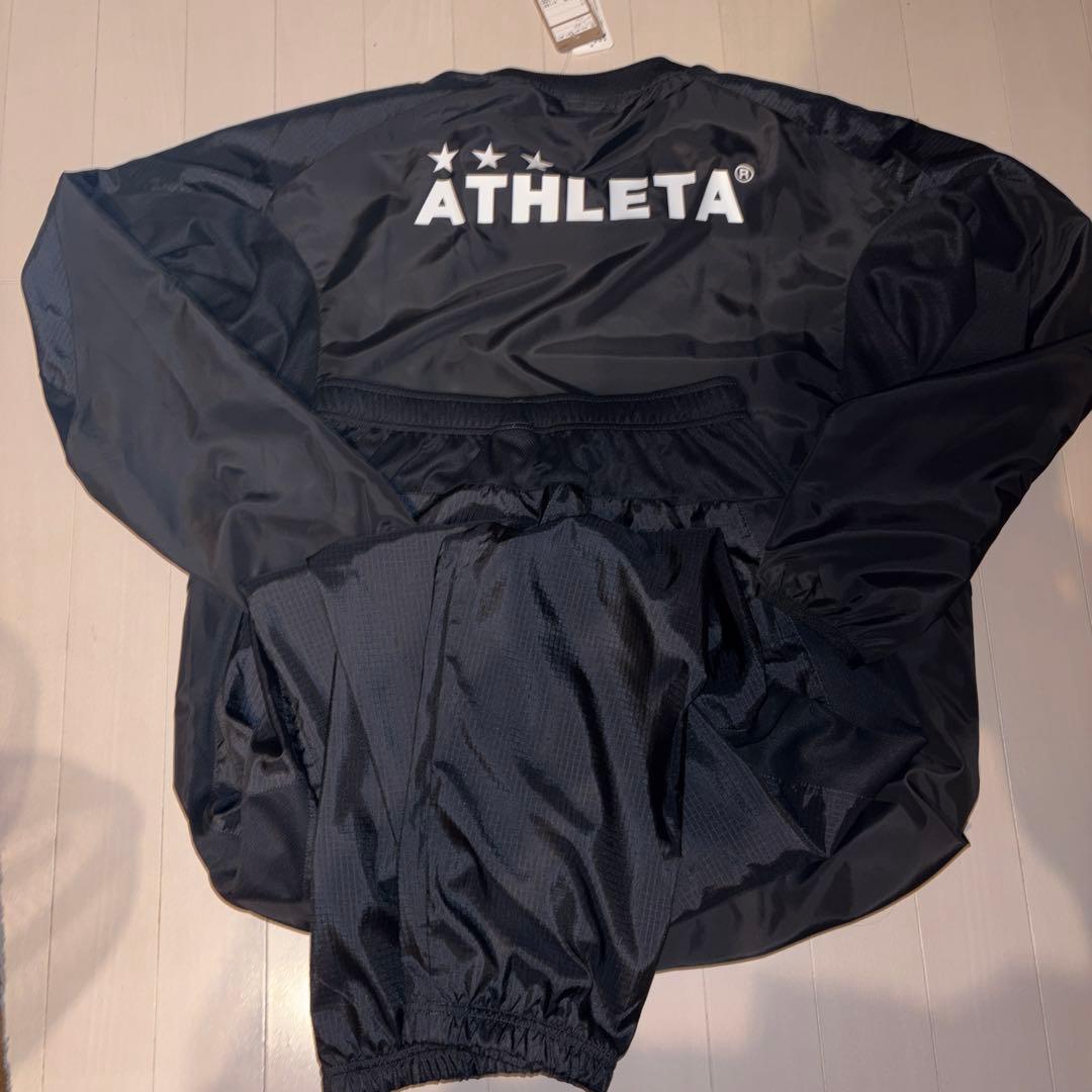 ATHLETA ピステ上下セット L ブラック
