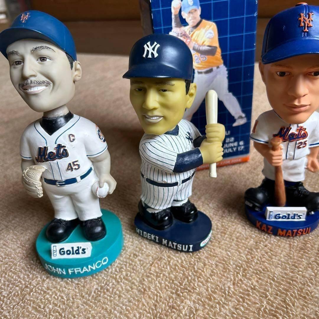超貴重　球場配布ボブルヘッド人形　ダブル松井！フランコ投手