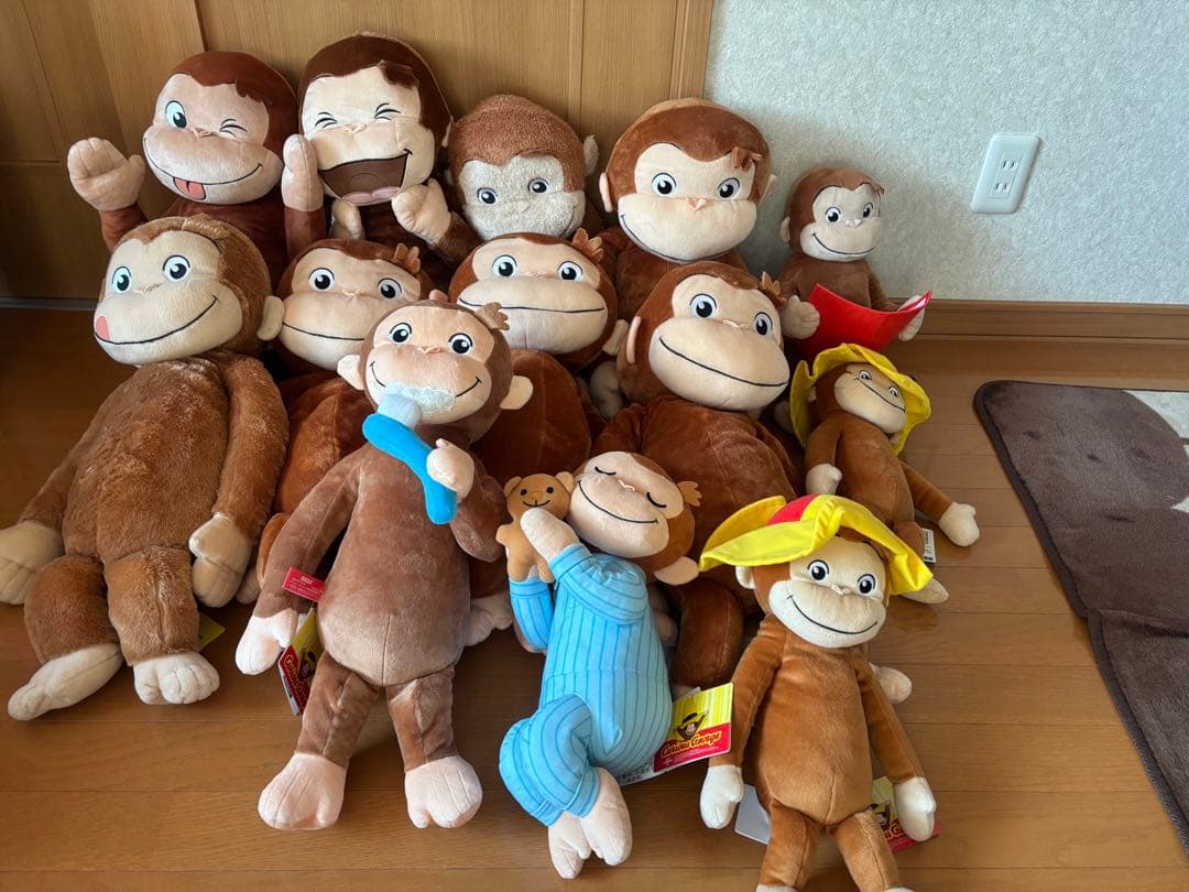 おさるのジョージぬいぐるみまとめ売り