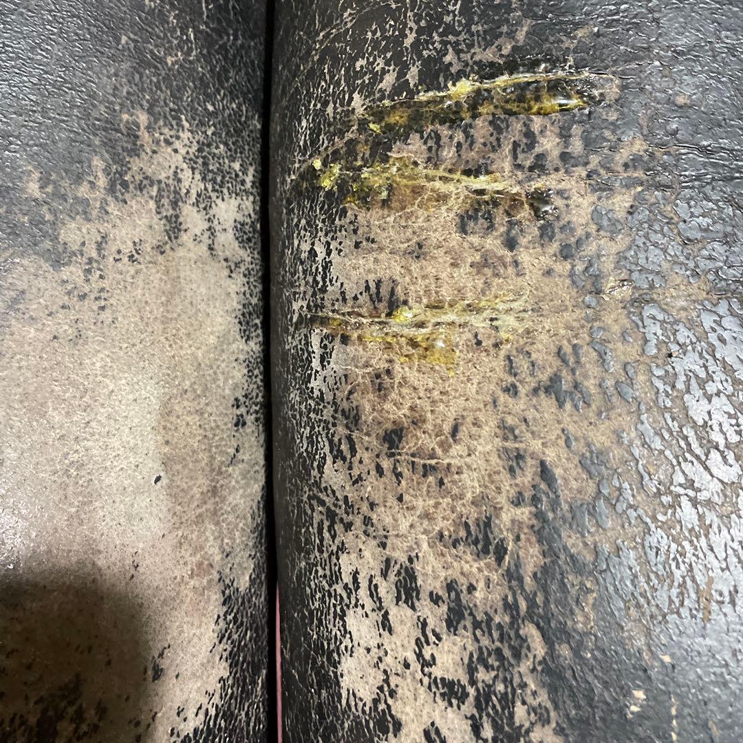 最終価格TKB 本革キックミット ピンク/黒 、raja本革パンチングミット