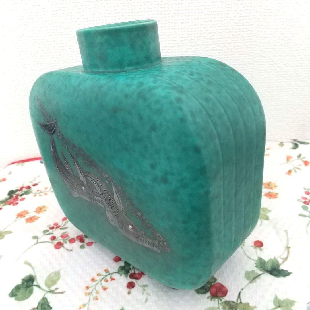 【希少】壺 花瓶 グスタフスベリ スウェーデン ヴィルヘルム・コーゲ