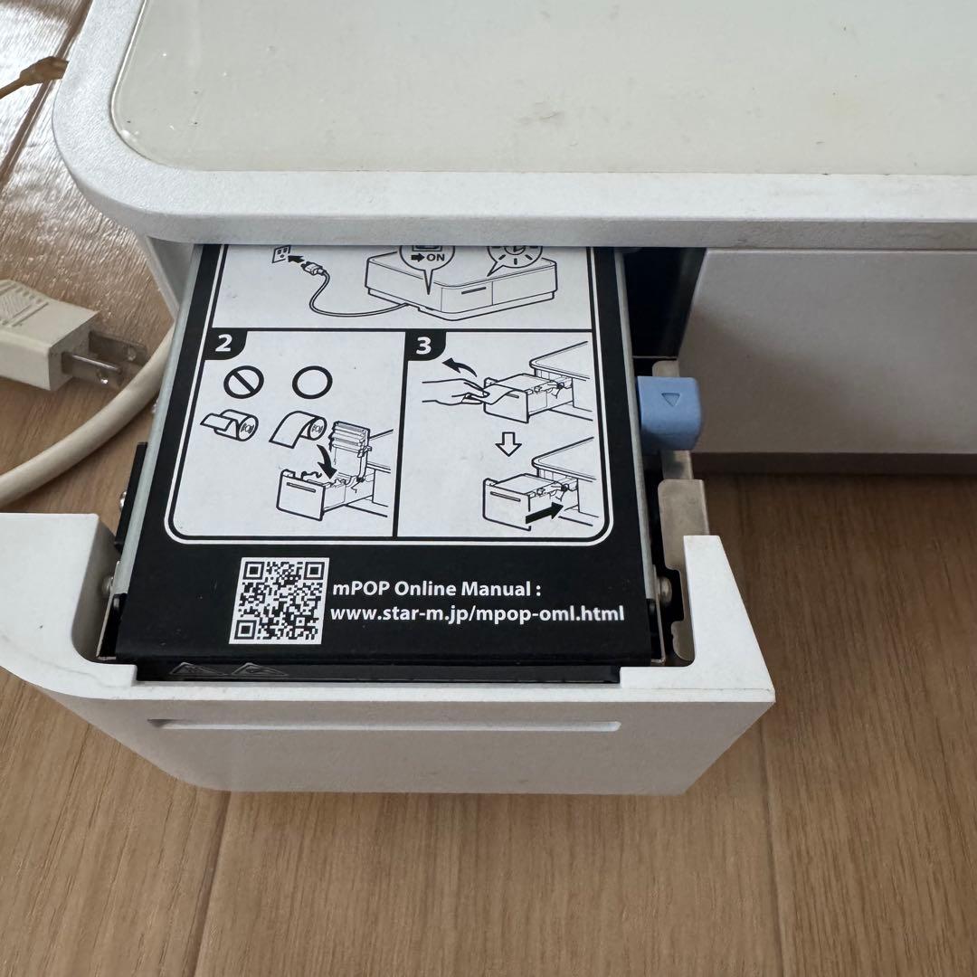 スター精密mPOPプリンタ内蔵キャッシュドロア