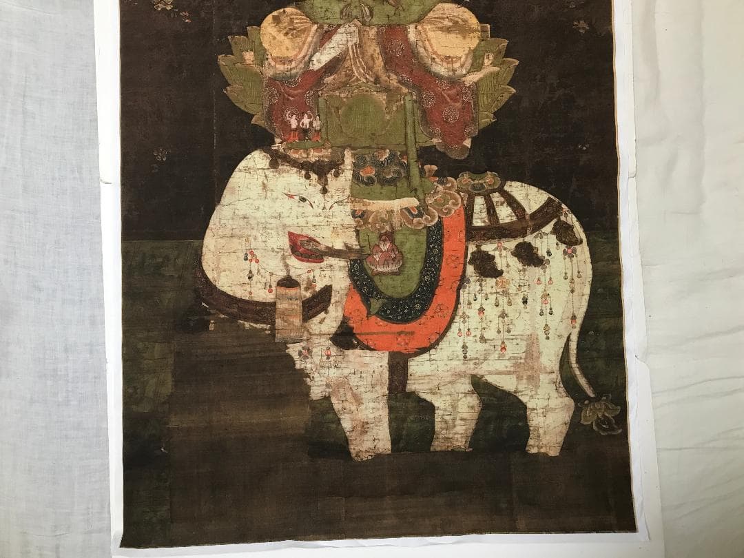 【複製】賢菩薩像 平安時代・12世紀 東京国立博物館 絹本