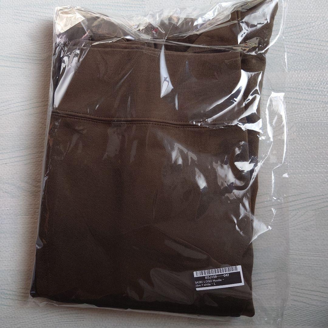 髙橋藍　RANロゴパーカー　olive×white　L