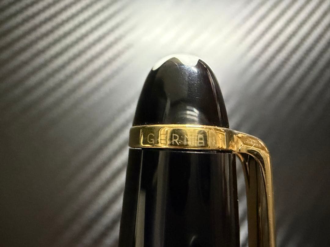 未使用に近い モンブラン 144 ブラック 中白 EF 極細字 万年筆