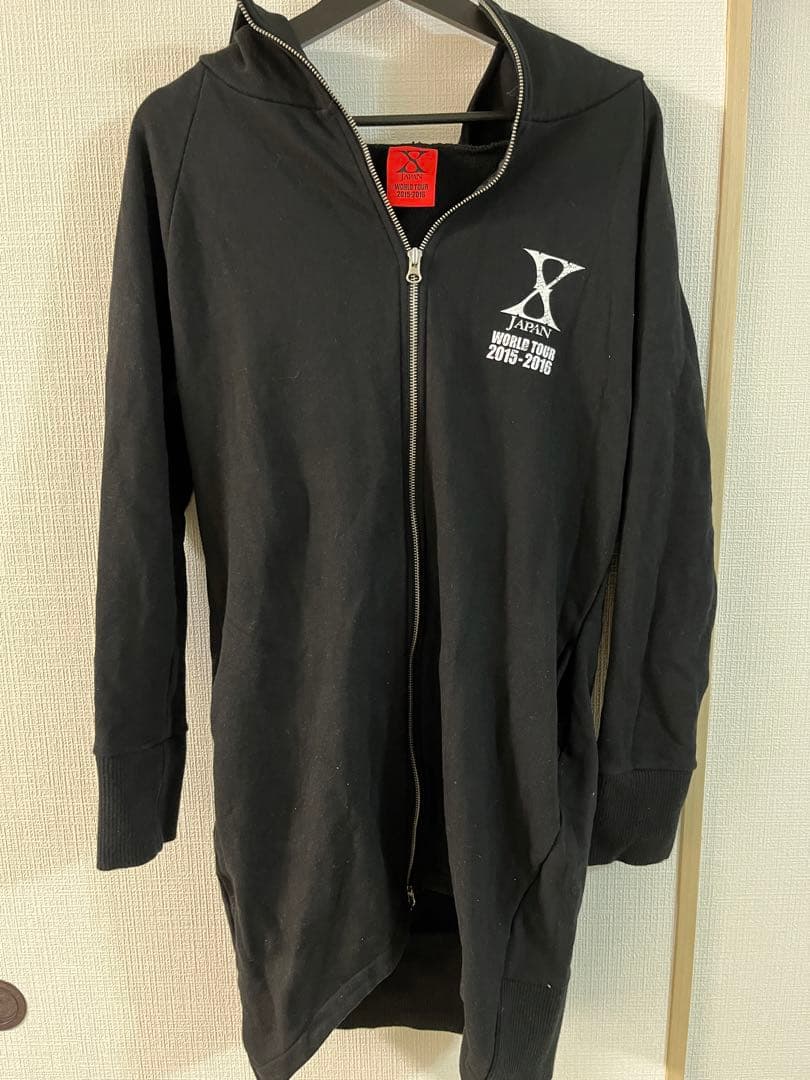 X JAPAN【ウェンブリーアリーナ】ロングパーカー